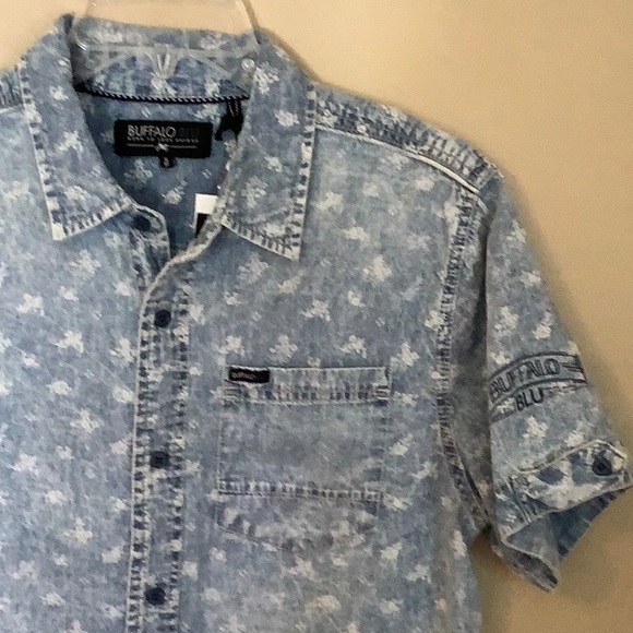 Buffalo Blu Men’s Jean Button Up - Picture 2 of 7